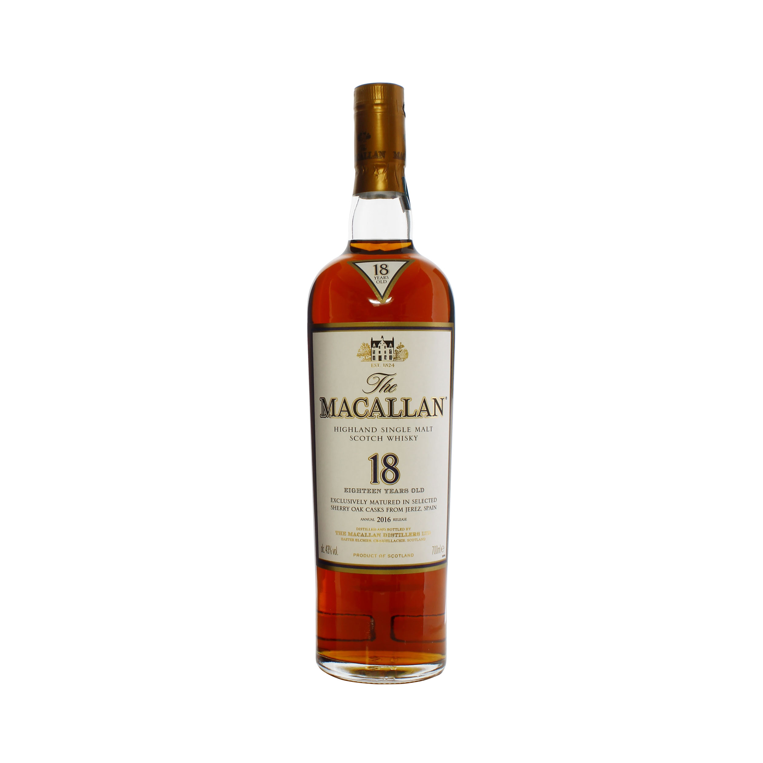 Macallan 18 Year Old 2016 Release.