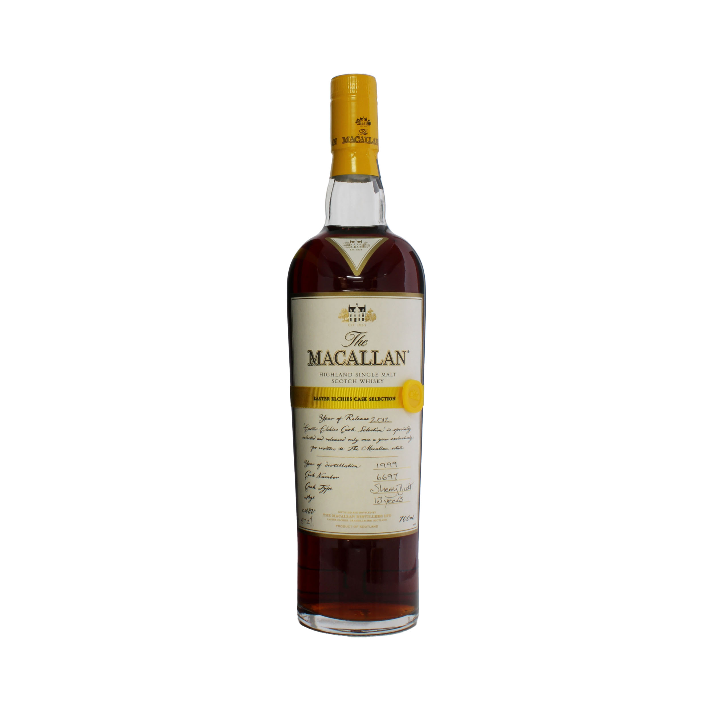 Macallan 1999 Easter Elchies 2012 13 Year Old.