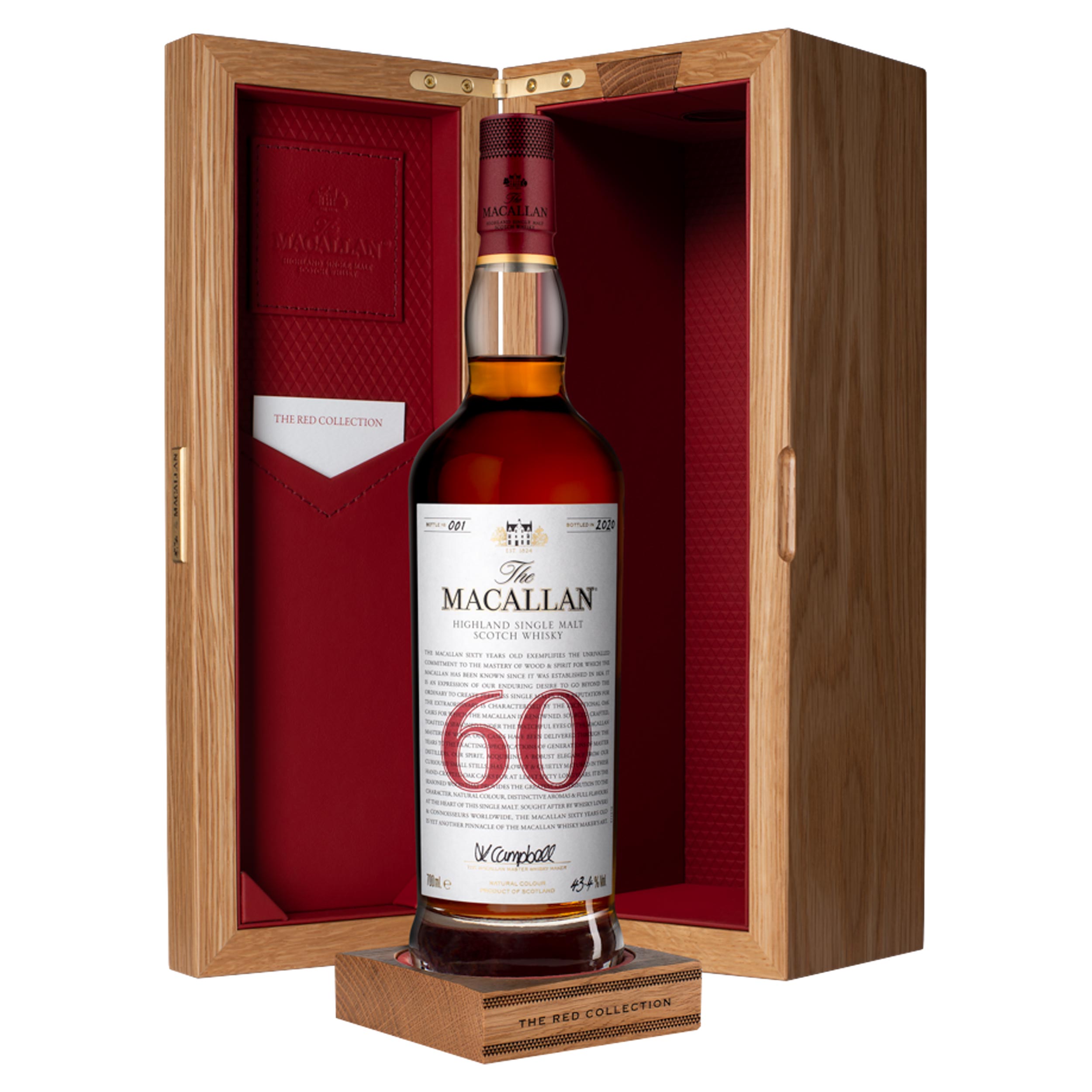 Macallan 60 Year Old Red Collection..