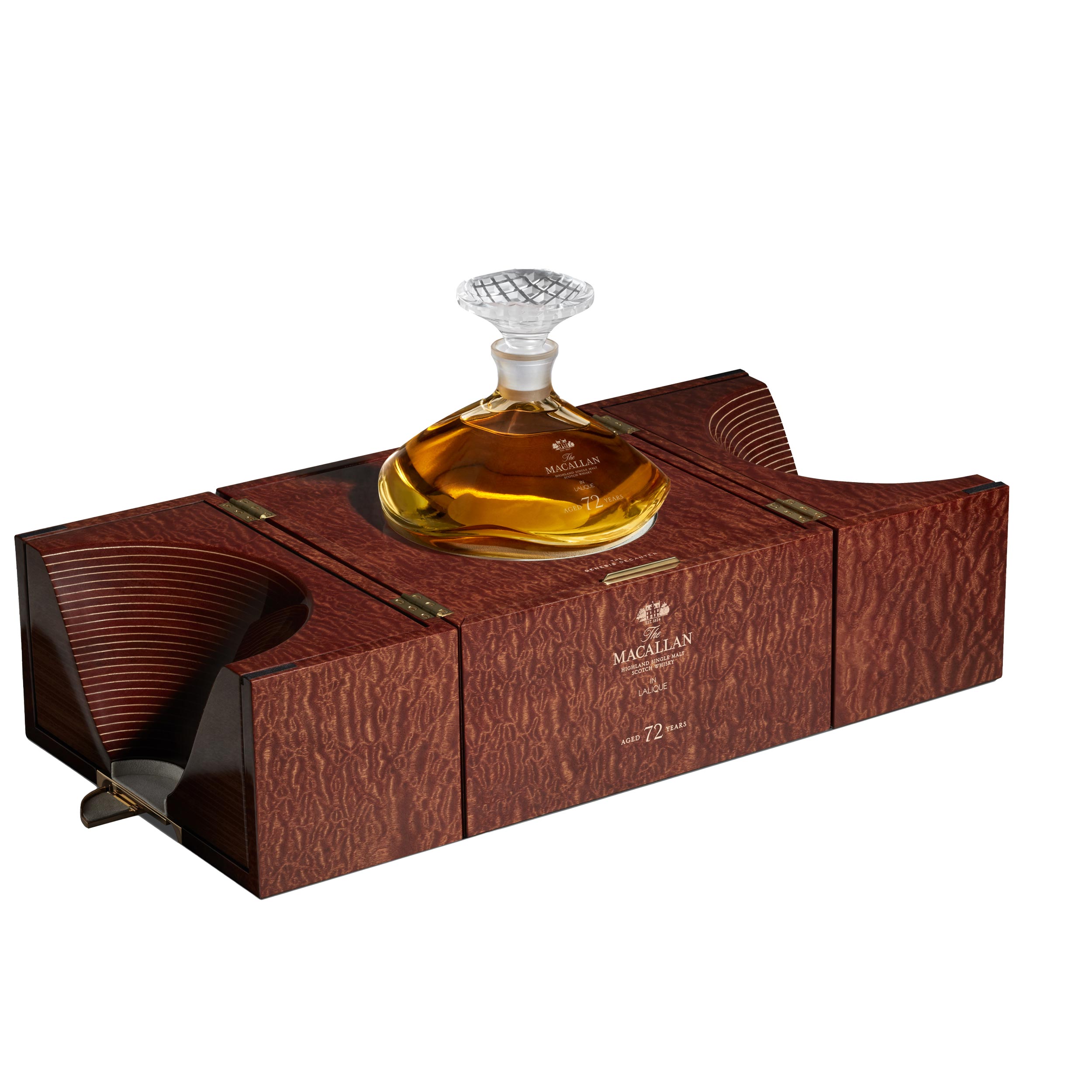 Macallan 72 Year Old in Lalique.