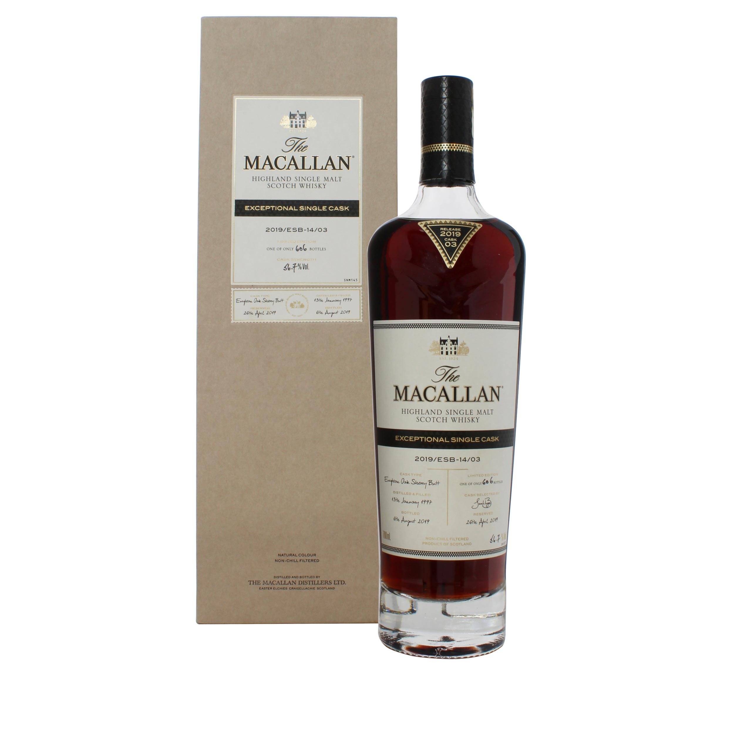 Macallan Exceptional Single Cask 1997 2019 Release